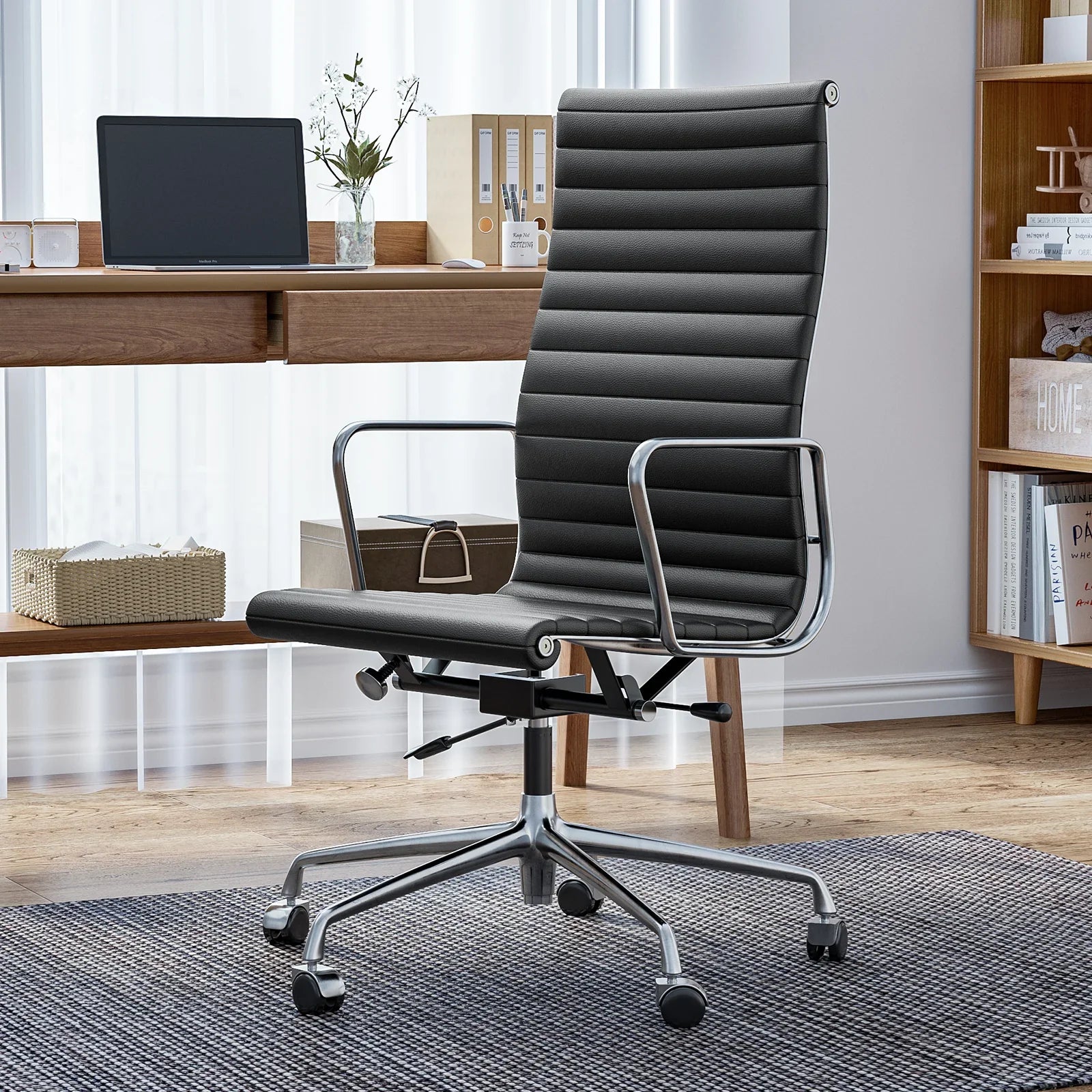 Nordic Design Leather Executive Office Chair