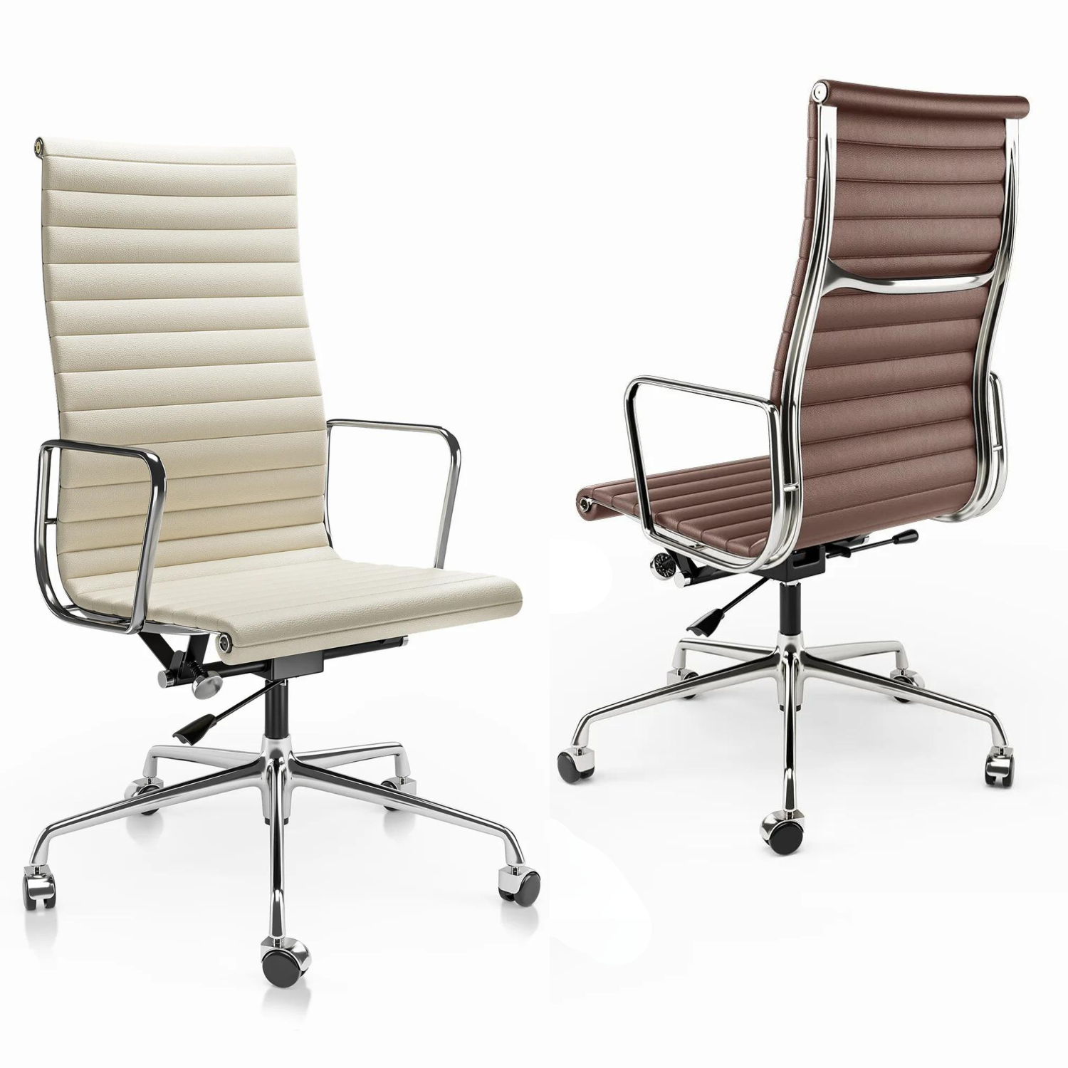 Nordic Design Leather Executive Office Chair